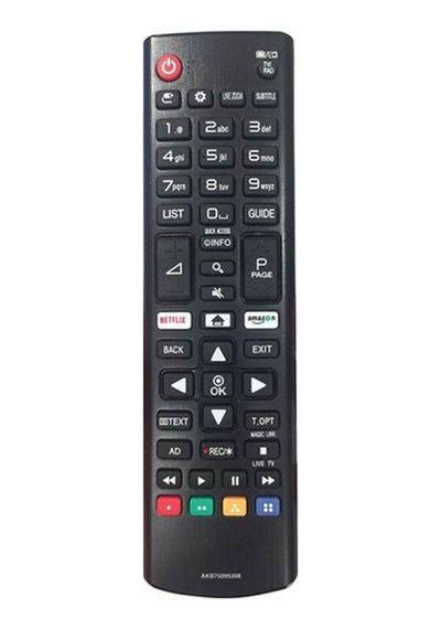Akb75095308 Lg Uyumlu Smart Tv Yedek Kumanda - Netflix / Amazon Kısayollu