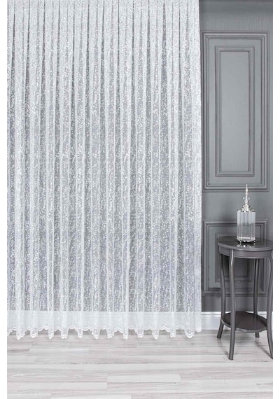 Evdepo Home Kullanıma Hazır Örme Tül Perde (540780190)