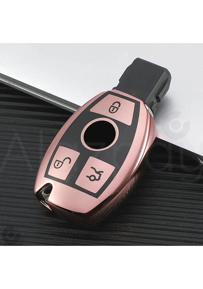 Mercedes A B C E S G Serisi Gl Gla Glc Cla Cls Amg Parlak Tpu Anahtar Kılıfı Rose