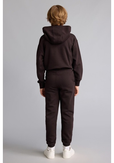 Defacto Jogger Fit Esnek Bel Rahat Kalıp Lastikli Paça Pantolon Erkek Çocuk H9685a826wnbn338 Kahve-bn338