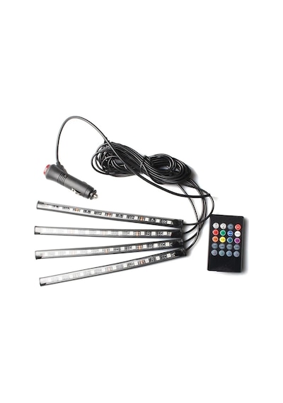 Ayak Altı Led 12 Ledli Lamba Sese Duyarlı Led Müziğe Duyarlı Led