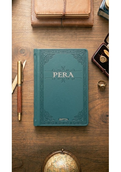 Pera 17x24 Çizgisiz Deri Kapak Ciltli Defter Model 3 Çok Renkli