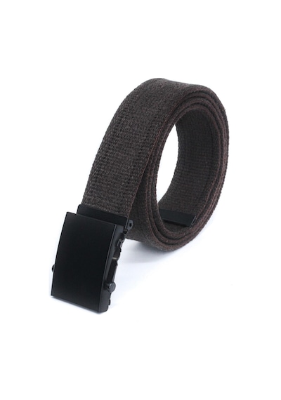 Siyah Tokalı Kolon Kemeri 4cm Unisex Kahverengi