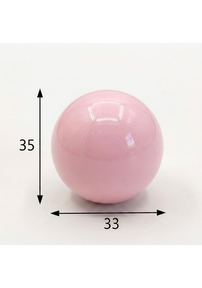 Modern Küre Yuvarlak Top Kulp Çekmece Dolap Mobilya Kulpu Pembe