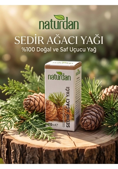 3 Adet Sedir Ağacı Yağı 20 Ml - Cedarwood Essential Oil Diğer