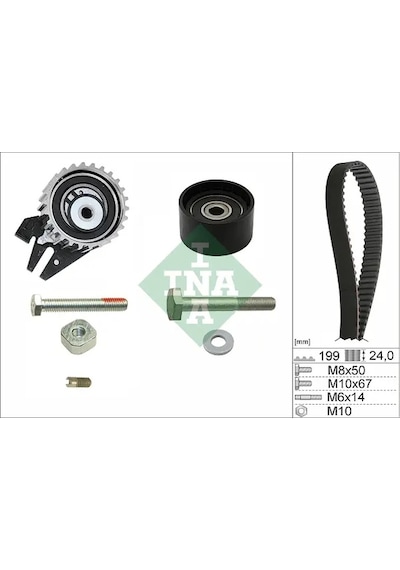 Triger Kayış Seti - Fiat Doblo, Ducato, 500, Freemont, Bravo, Stilo, Croma, Sedici, 159, Giulietta, 156, Spider, Gt, Brera - Schaeffler-ına-5300562