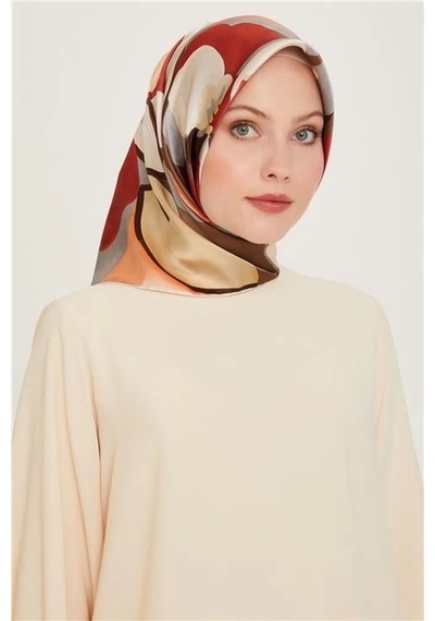 Armine Dj Saf İpek Eşarp 9200d S 03 Çok Renkli