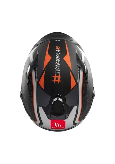 Mt Helmets Targo S Ivan Ortolo B4 Motosiklet Kaskı Siyah Gri