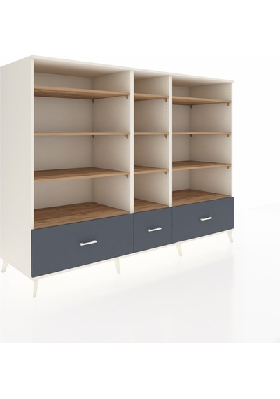 Kronos Dolap 12 Raflı 3 Çekmeceli 220x59x163 Aytaşı-çam/antrasit Aytaşı-çam/antrasit Kronos Dolap 12 Raflı 3 Çekmeceli 220x59x163 Aytaşı-çam/antrasit Aytaşı-çam/antrasit