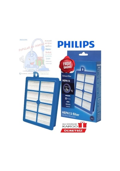 Philips Uyumlu Fc9911 Marathon Ultimate Kumanda Sapı+Hepa13 Filtre (410608947)