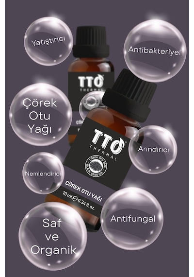 Tto Thermal Çörek Otu Yağı 10 Ml – Antioksidan & Cilt Bakım Yağı