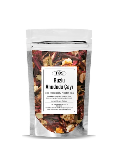 Tos The Organic Spices Buzlu Ahududu Nektarı Çayı 40 G