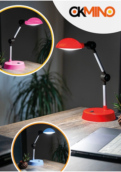 Okmino Led'li Akrobat Masa Lambası Siyah