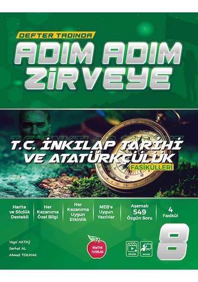 8.sınıf Adım Adım Zirveye Tc.inkılap Tarihi Ve Atatürkçülük Fasikül