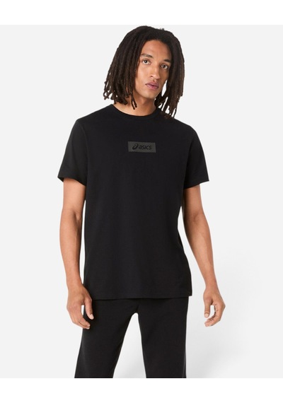 Asics Asıcs Chest Logo Tee Erkek Siyah Kısa Kollu Tshirt 2031f333-001