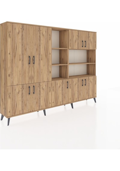 Arges Dolap 14 Raflı 9 Kapaklı 220x30x163 Çam-çam Çam-çam Arges Dolap 14 Raflı 9 Kapaklı 220x30x163 Çam-çam Çam-çam