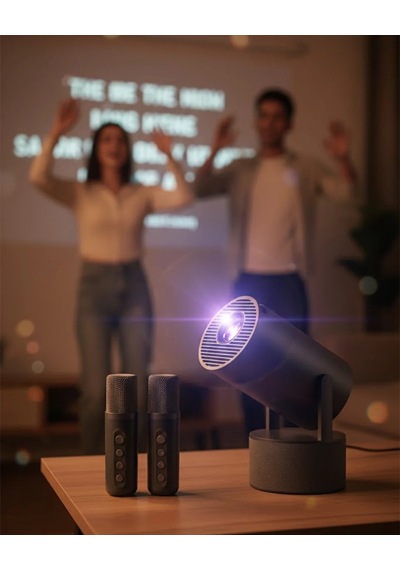 1080p Taşınabilir Projeksiyon Wifi Bluetooth Destekli