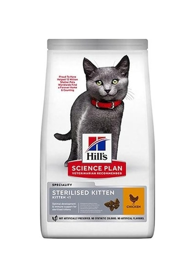 Hill's Kısırlaştırılmış Tavuklu Yavru Kedi Maması 3 KG