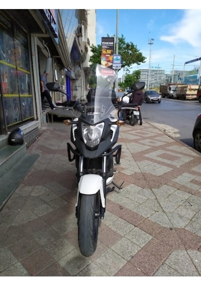 Zeus Motor 2012-2015 Honda Nc 700 X Uyumlu Uzun Ön Cam Şeffaf Renk