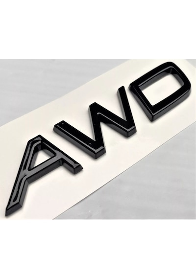 Volvo S70 Uyumlu Awd Piano Black Bagaj Yazısı Arması Logosu 3m 3d Abs