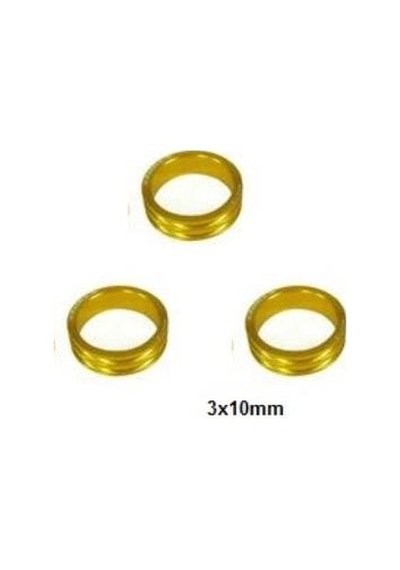 Token A2l Spacer 3lü Set Sarı 3x10mm Siyah - Kırmızı