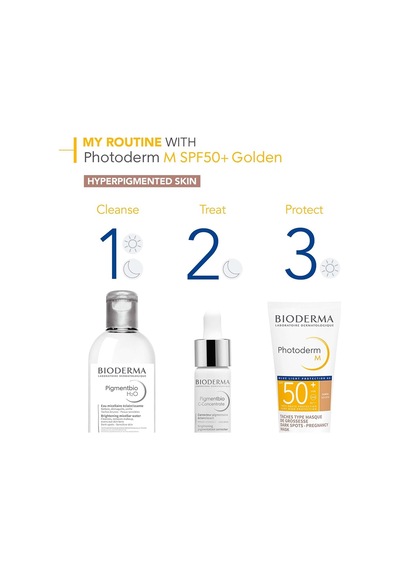 Photoderm M Golden Spf50+ Koyu Leke Ve Mavi Işığa Karşı Çok Yüksek Korumalı Renkli Yüz Güneş Kremi 40 Ml