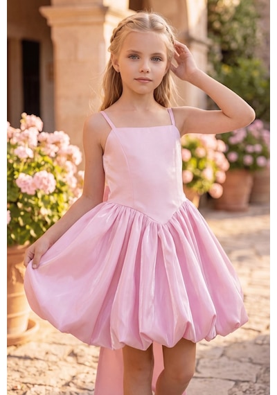 Butik Happy Kids Kız Çocuk Abiye Pembe Monoray Parlak Kumaş Balon Etekli Askılı Fiyonklu Abiye Elbise 9-12 Yaş Doğum Günü Düğün Davet Elbisesi Butik Happy Kids Kız Çocuk Abiye Pembe Monoray Parlak Kumaş Balon Etekli Askılı Fiyonklu Abiye Elbise 9-12 Yaş Doğum Günü Düğün Davet Elbisesi