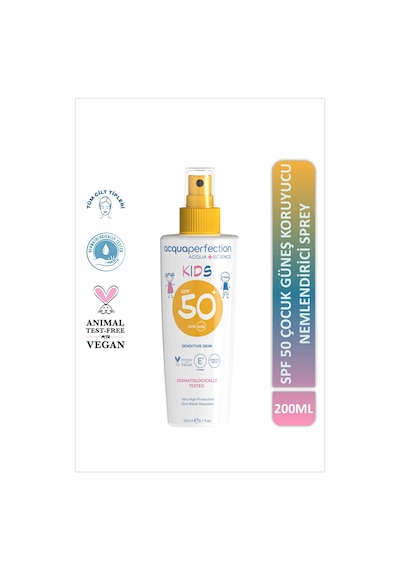 Acqua Perfection Kids Güneş Koruyucu Sprey SPF50+ 200 ML