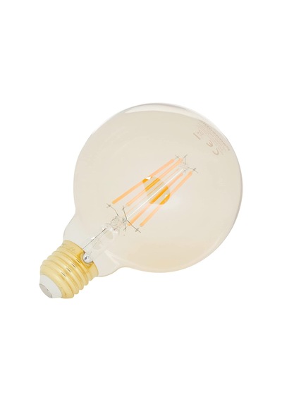 Panasonıc E27 G95 Lamba, Sarı Işık 7w 630lm 2000k Sku: Smg8690010158109 Açık Kahverengi