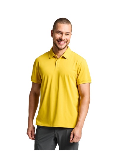 Slam Slam Tech Pique Polo Erkek Sarı Tişört W41 HARDAL