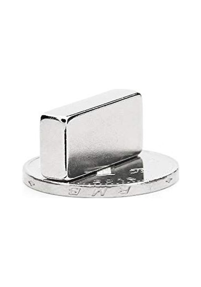 Mns 20x10x5 Mm Neodyum Mıknatıs, Çok Güçlü Dikdörtgen Neodymium Magnet - 4 Adet Set