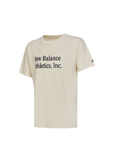 New Balance Lifestyle Erkek Tshirt Bej