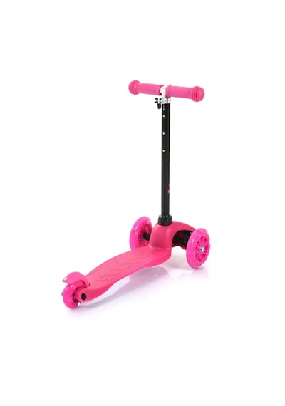 Rookie Işıklı Pembe 3 Tekerlekli Çocuk Scooter
