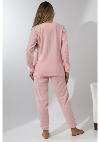 Wordex Fawn 5019 Peluş Welsoft Polar Kışlık Yumoş Kadın Pijama Takımı Love Pembe Toz Pembe Wordex Fawn 5019 Peluş Welsoft Polar Kışlık Yumoş Kadın Pijama Takımı Love Pembe Toz Pembe
