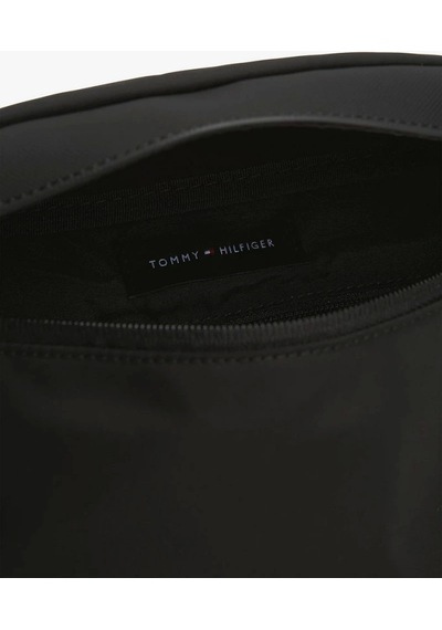Tommy Hilfiger Metal Logolu Bel Çantası Siyah
