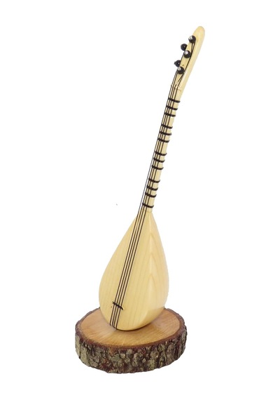 Pandura Müzik Hediyelik Masaüstü Mini Bağlama