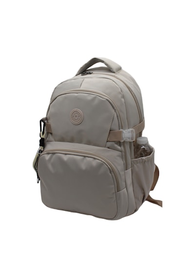 Okul Çantası Suya Dayanıklı Kumaş Unisex Okul Sırt Çantası Bej 34500