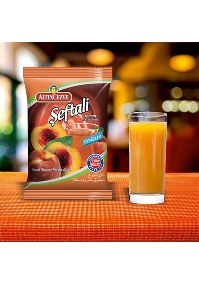 Şeftali Aromalı Toz İçecek - Soğuk Şeftali 450 Gr Aeropress