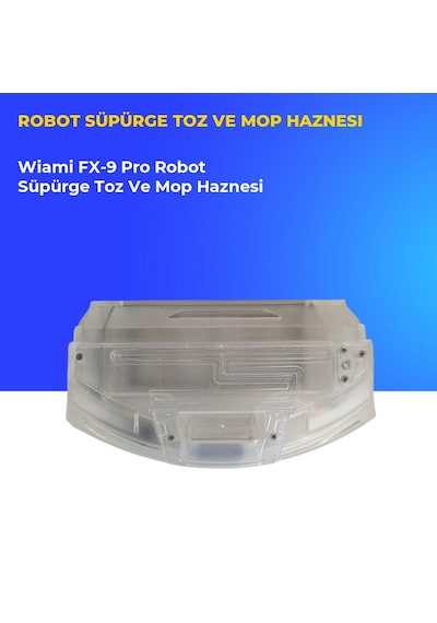 Wiami Fx-9 Pro Robot Süpürge Toz Ve Mop Haznesi