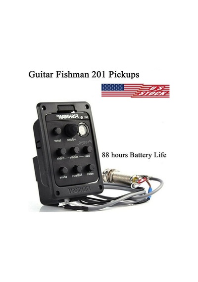 Fishman 201 Presys Blend Ekolayzer Modeli İle Nikel Jack Yuvası Ve Dahili Tuner Özellikleri
