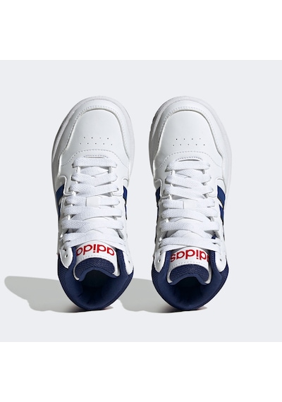 Adidas Sportswear Hoops 3.0 Mid Çocuk Beyaz Spor Ayakkabı Düz Gz9647 Beyaz