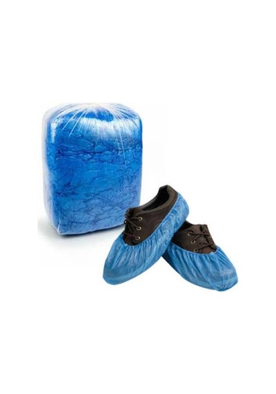 Omeyva Tek Kullanımlık Kalın Galoş - Mavi - 3750 Gr. - Ort. 2500 Adet - Paket