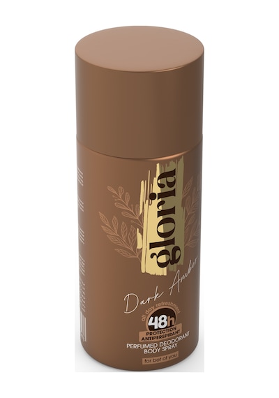 Gloria Perfume Dark Amber Antiperspirant 48h Unisex Deodorant 150 Ml