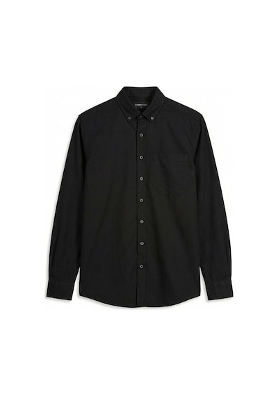 Lcwaıkıkı Classic Siyah Regular Fit Gabardin Erkek Gömlek