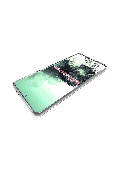 Samsung Uyumlu Galaxy S21 Plus Kılıf Şeffaf Silikon Hibrit Case Renksiz