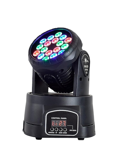 SSP Deron 18 Mini LED Moving Head Wash (Boyama) Robot Işık