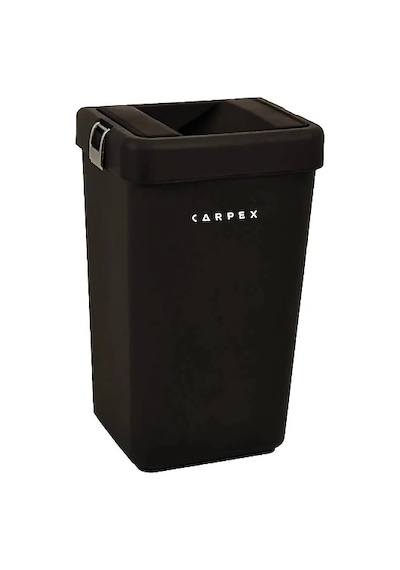 Carpex Optima Siyah Çöp Kovası 8 L Siyah