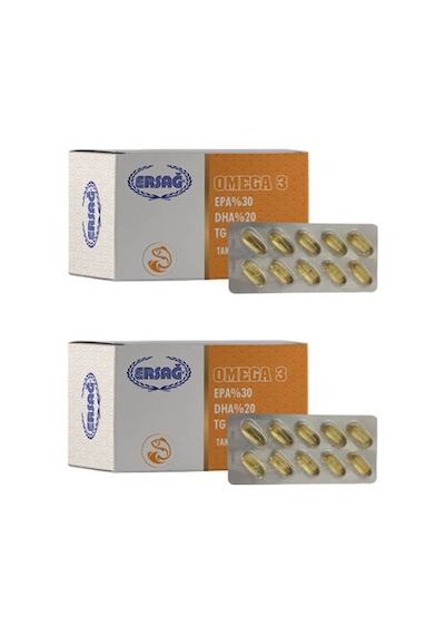 Ersağ Omega 3 Gida Takviyesi 2 Adet - Süper Fiyat