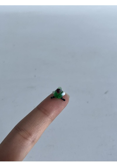 El Yapımı Mini Murano Cam Kuş Biblo A125-03
