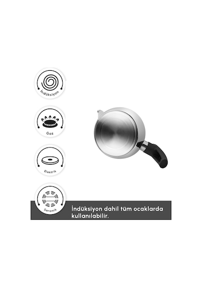 Emsan Alim Çaydanlık Takımı Midi Gümüş